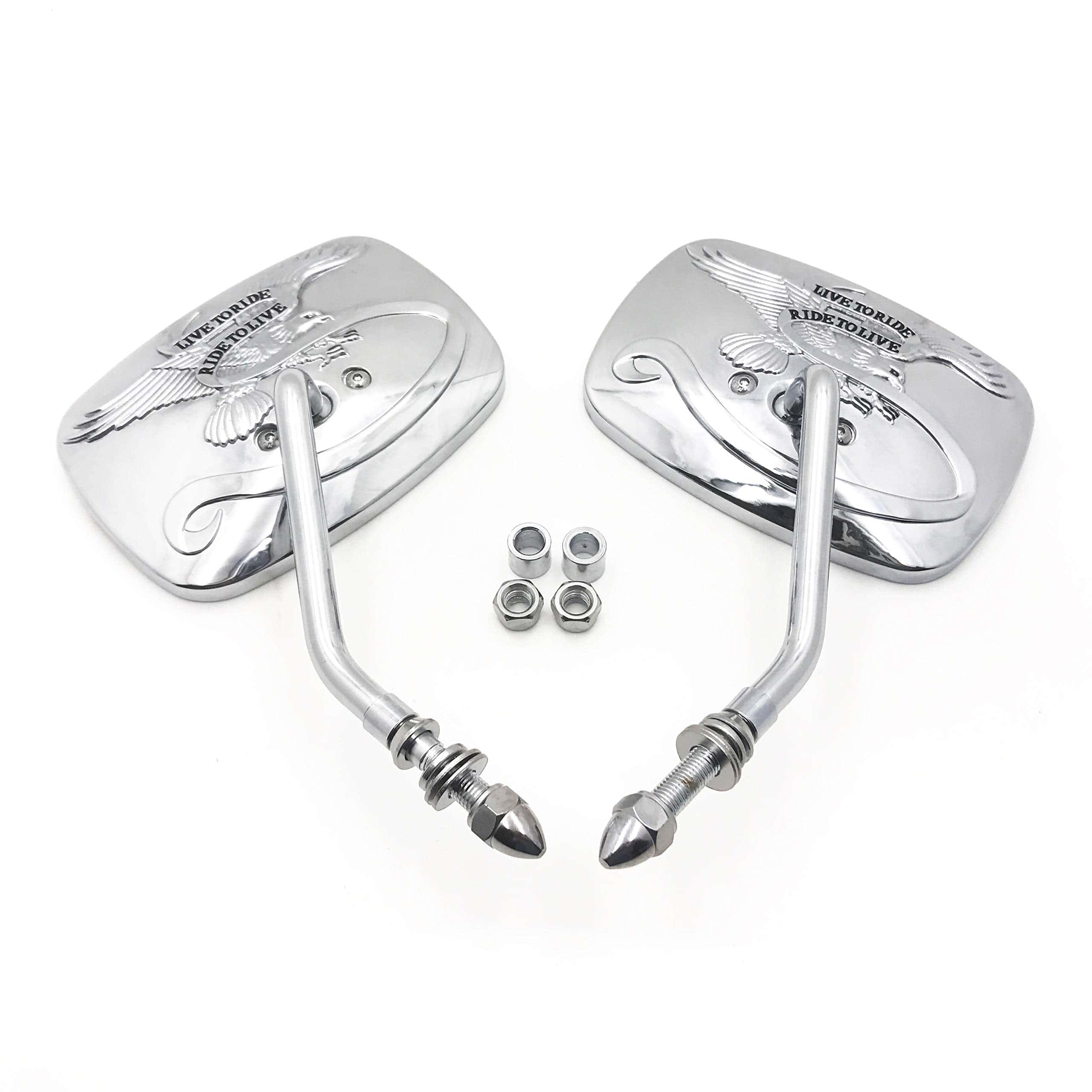 Espejos retrovisores SMT compatibles con motocicletas H-D