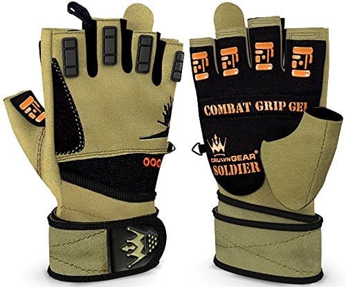 Guantes de levantamiento de pesas Crown Gear para -Soldier