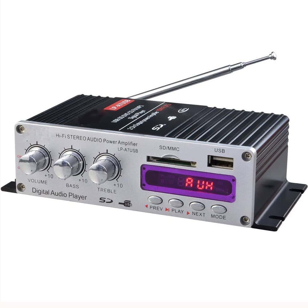 Amplificador estéreo de fidelidad musical Eaglerich A7USB