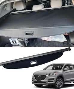 Cubierta de carga retráctil Vesul Compatible -Negro