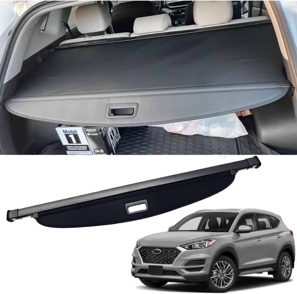 Cubierta de carga retráctil Vesul Compatible -Negro