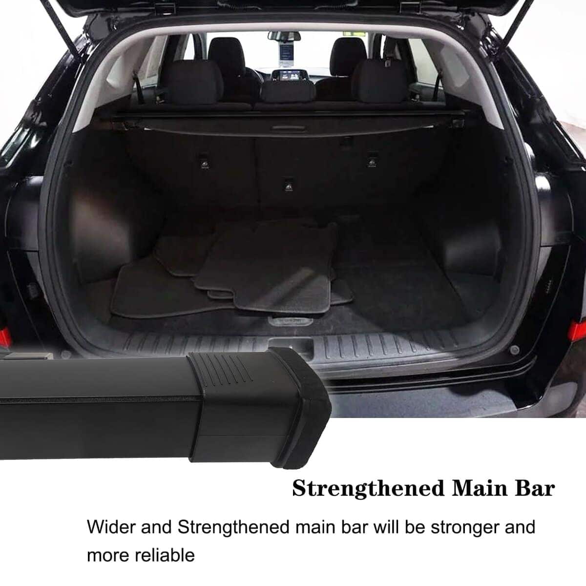 Cubierta de carga retráctil Vesul Compatible -Negro - Imagen 5