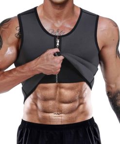 Chaleco de Sauna para Hombres DoLoveY -Gris