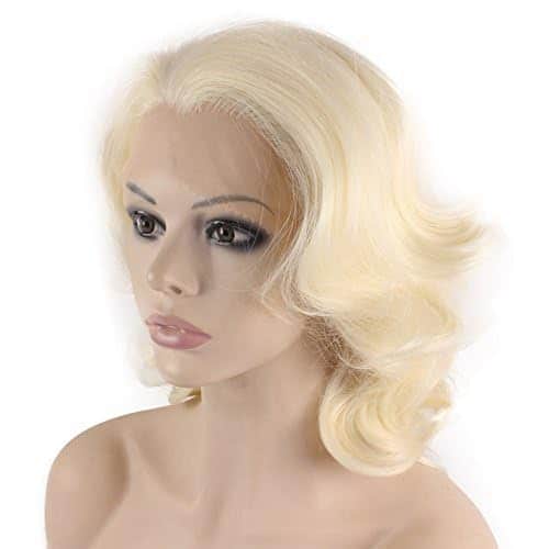 Pelucas Largas y Onduladas Rubio Claro Sintético de - Imagen 7