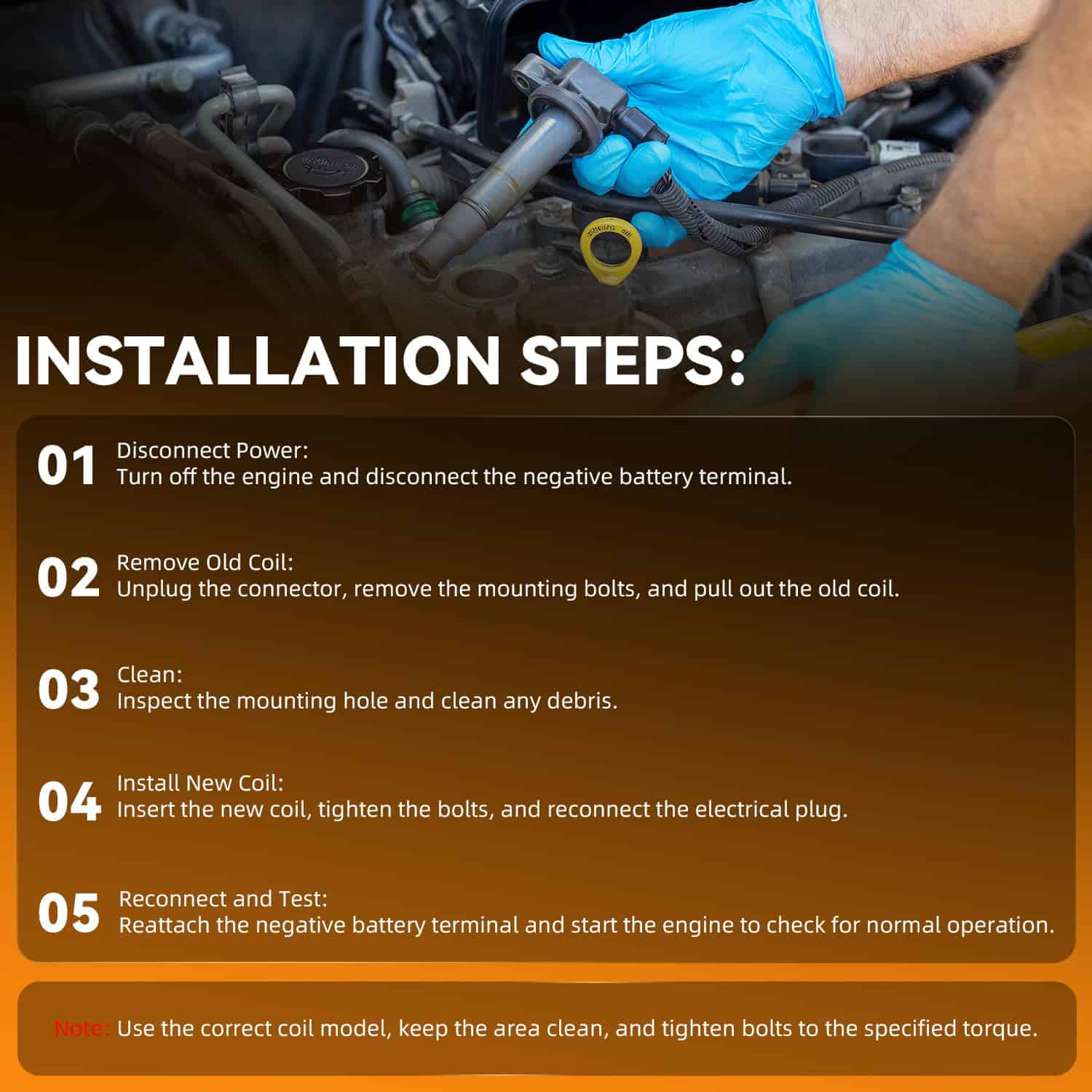 Paquete de 3 Bobinas de Encendido Compatible con Lexus - Imagen 7