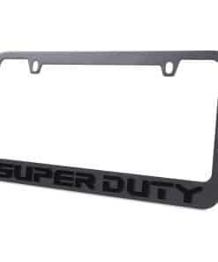 Marco de matrícula de placa SUPER DUTY Stealth Blackout -