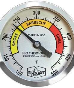Termómetro para Ahumador de Barbacoa Midwest -Dial de Color