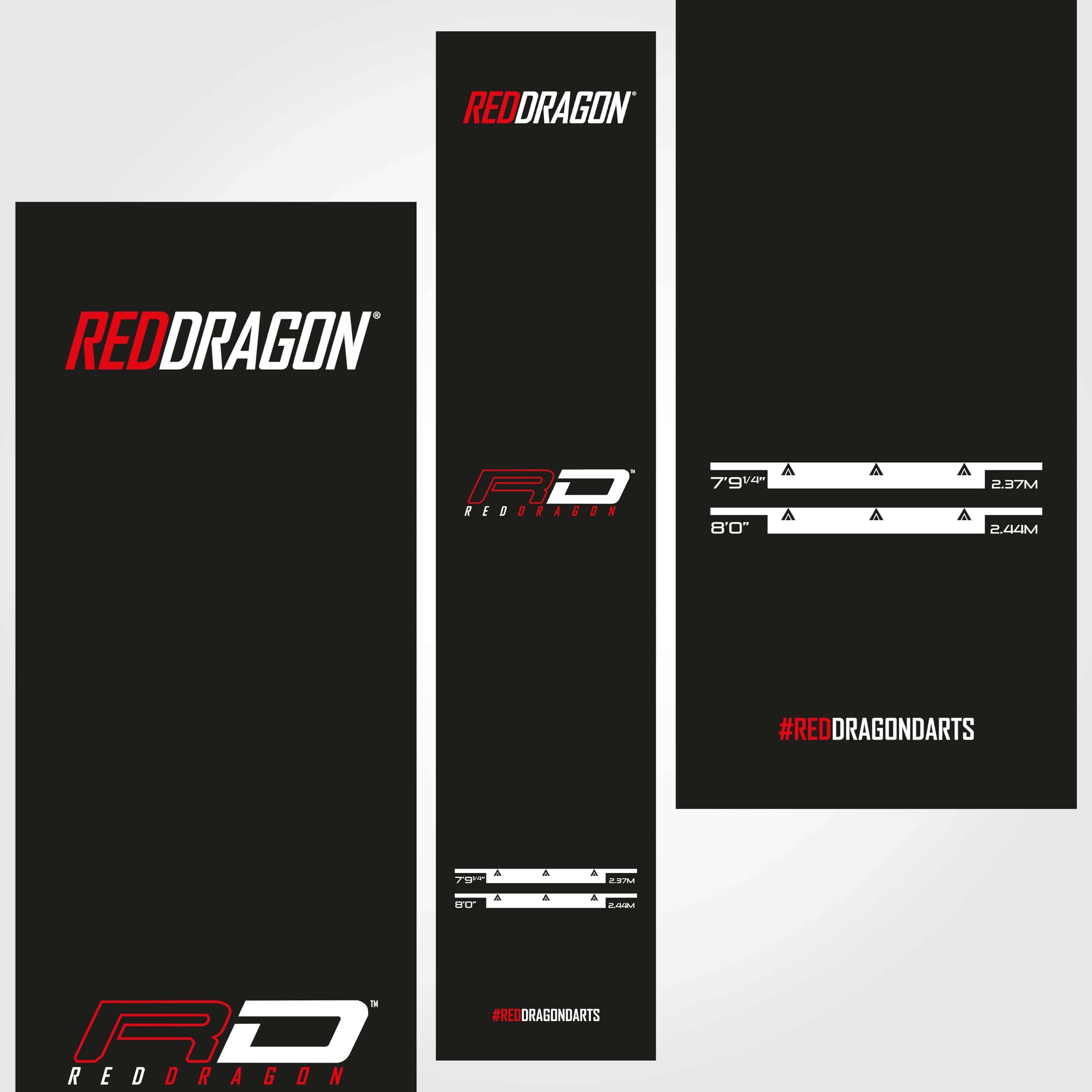 Tapete de Dardos Red Dragon con Línea de Tiro - Tapete de - Imagen 6
