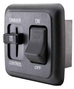 Interruptor atenuador de 12 voltios CC para LED, halógeno,