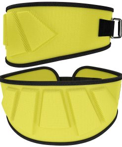 Cinturón de levantamiento de pesas de 6 -Amarillo