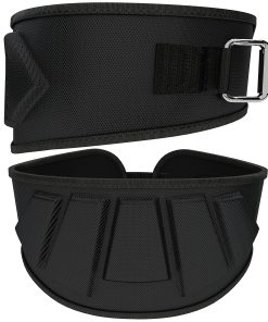 Cinturón de Levantamiento de Pesas de 6 -Negro