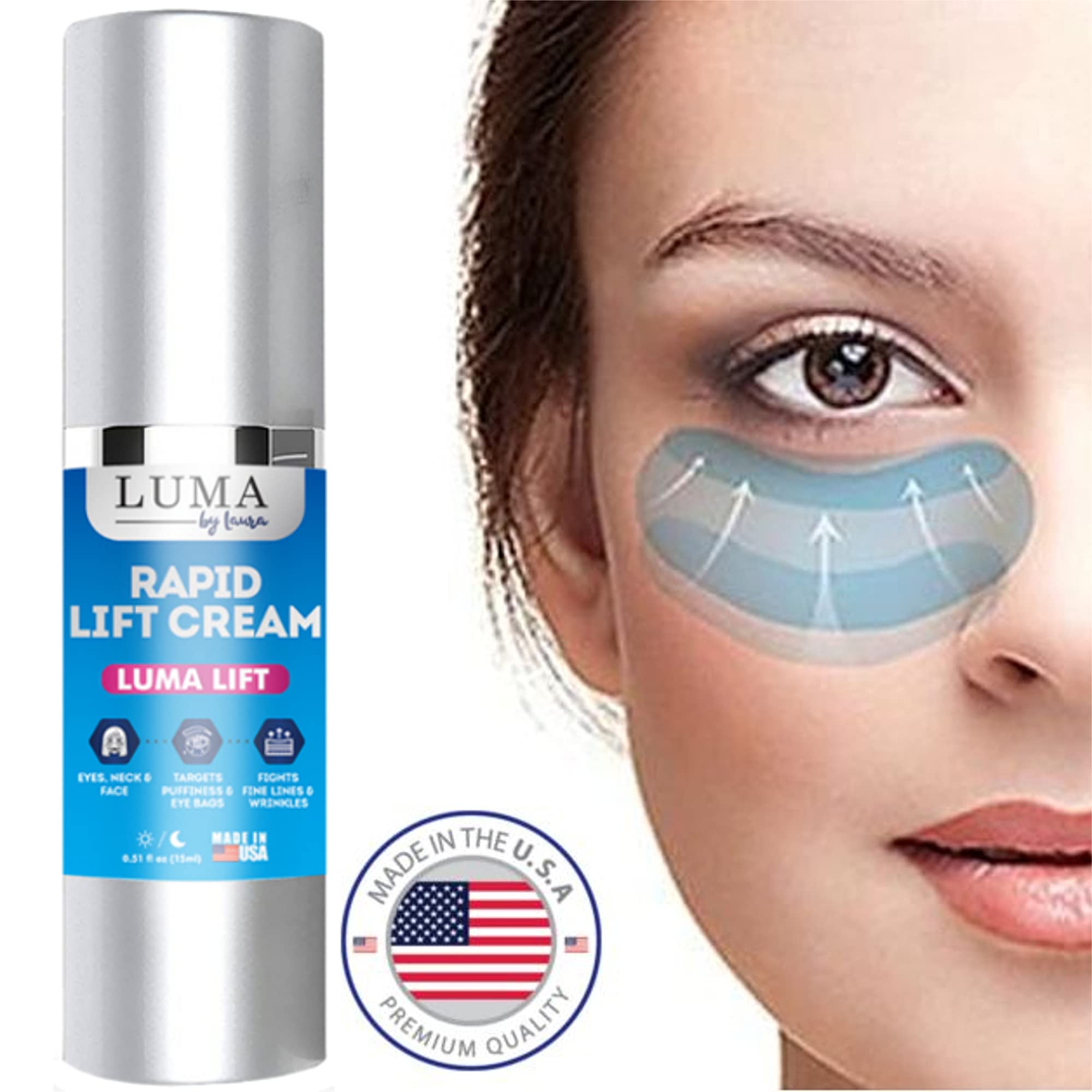 Crema instantánea para ojeras y bolsas, crema para los ojos - Imagen 3