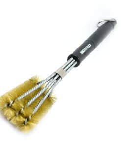 Cepillo de Parrilla Triple de Latón BBQ Butler - Cepillo