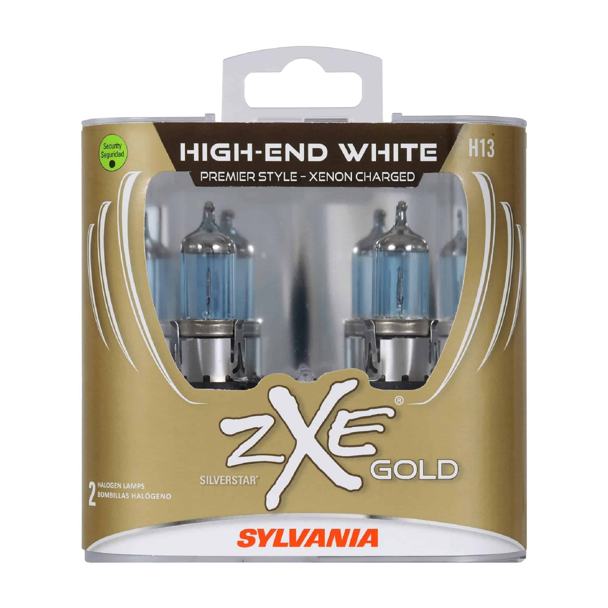 SYLVANIA - H13 (9008) SilverStar zXe GOLD Bombilla de faros