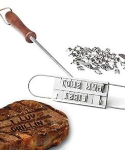 Hierro de Marca de Carne Mejorado para Parrilla Harlov con