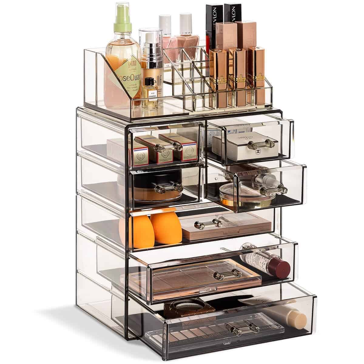 Organizador de Maquillaje y Joyas -Negro Joya