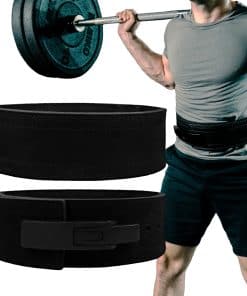 Cinturón de levantamiento de pesas Hawk Sports -Negro