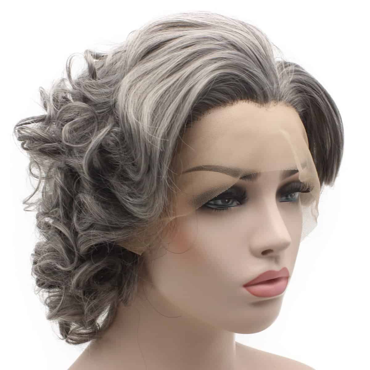 Pelucas Sintéticas Cortas y Rizadas de Aspecto Natural en - Imagen 3