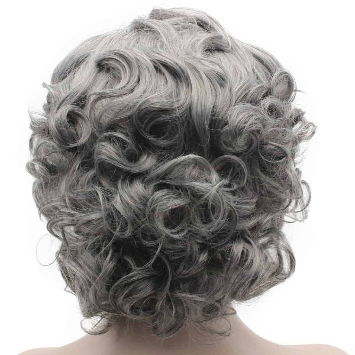 Pelucas Sintéticas Cortas y Rizadas de Aspecto Natural en - Imagen 5