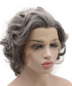 Pelucas Sintéticas Cortas y Rizadas de Aspecto Natural en
