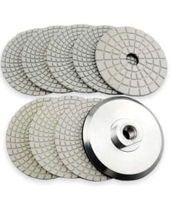 Juego de 8 piezas de Almohadillas de Pulido de Diamante