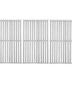 Rejilla de cocción de acero inoxidable con diseño de medio