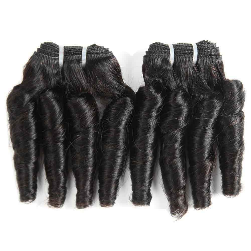 Molefi Brazilian Virgin Funmi Hair Bundles Burmese Curly