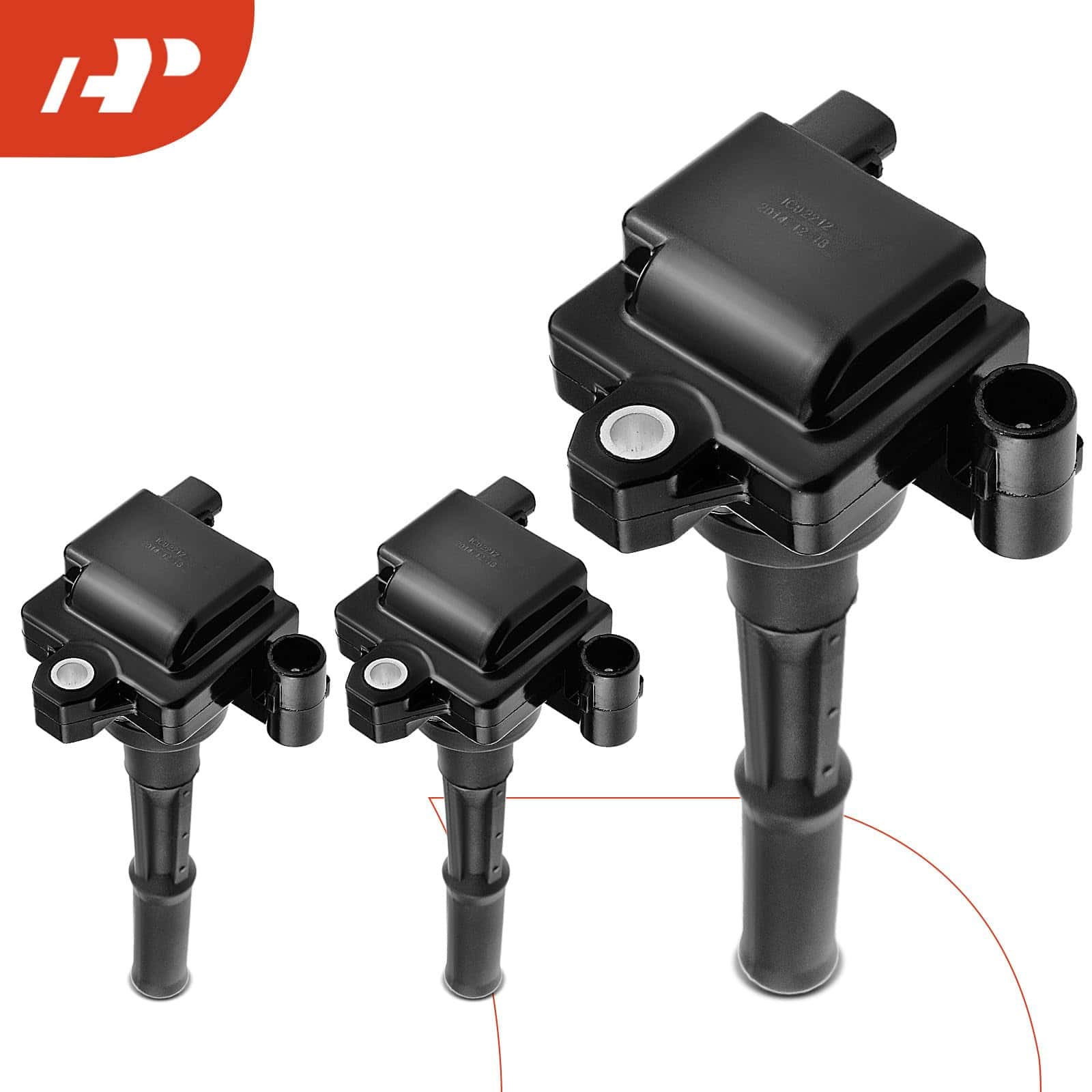 Conjunto de 3 paquetes de bobinas de encendido compatibles - Imagen 9