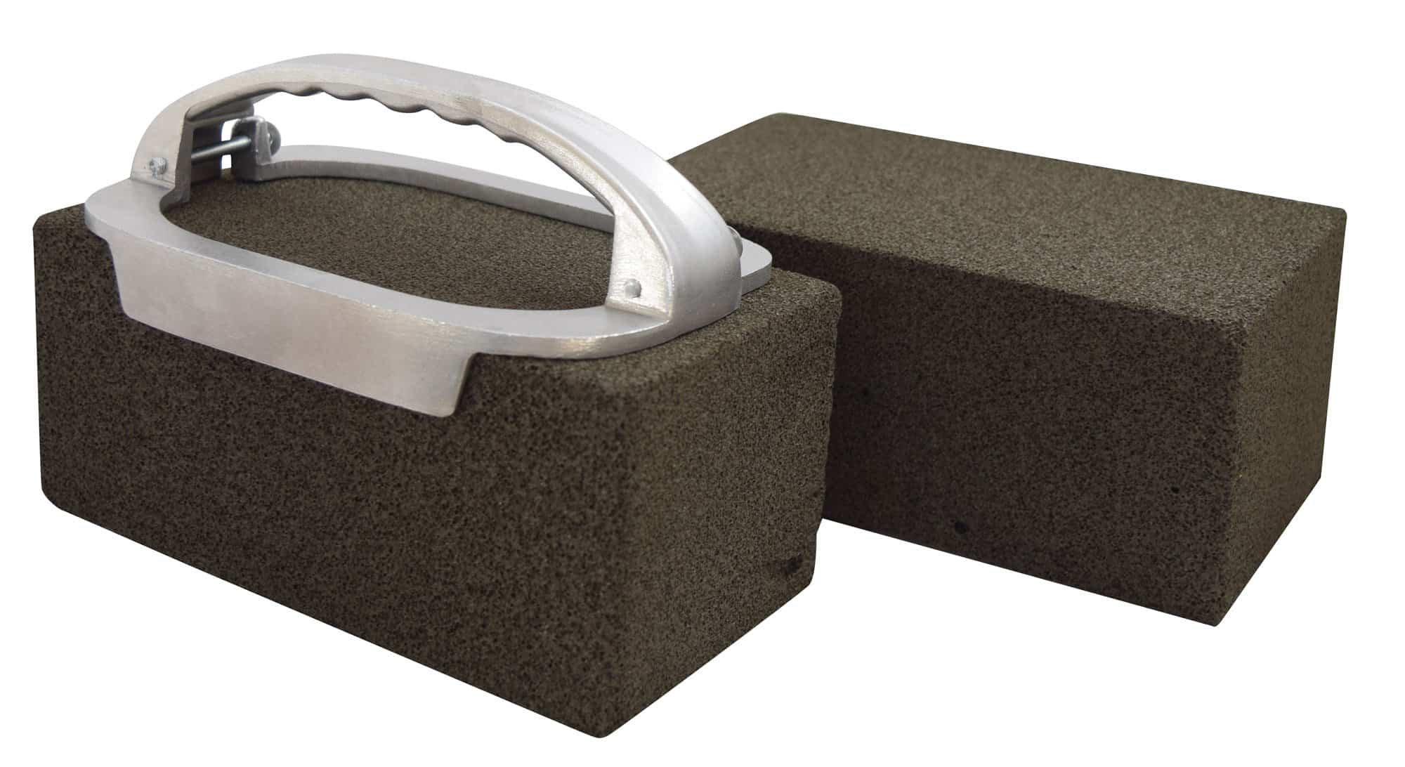 Sujeta Ladrillos para Limpiar Parrillas de Cocina con Dos