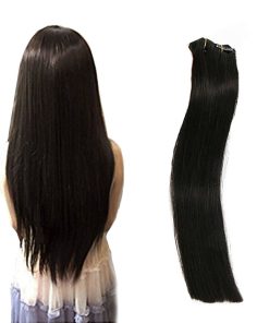 Extensiones de Cabello Clip en Pelo Humano Natural Negro 1B