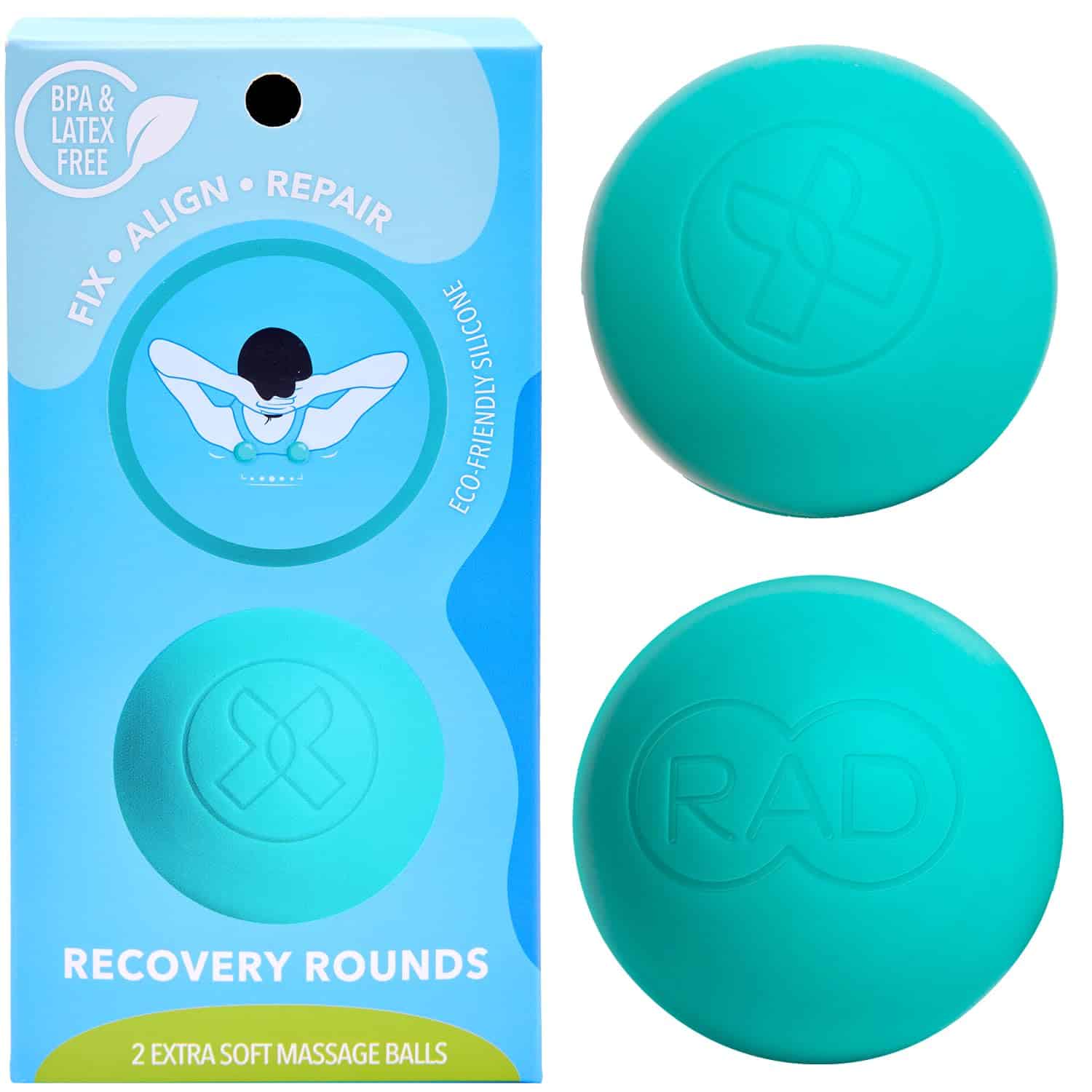 RAD Recovery Rounds - Juego de Pelotas de Masaje Profundo