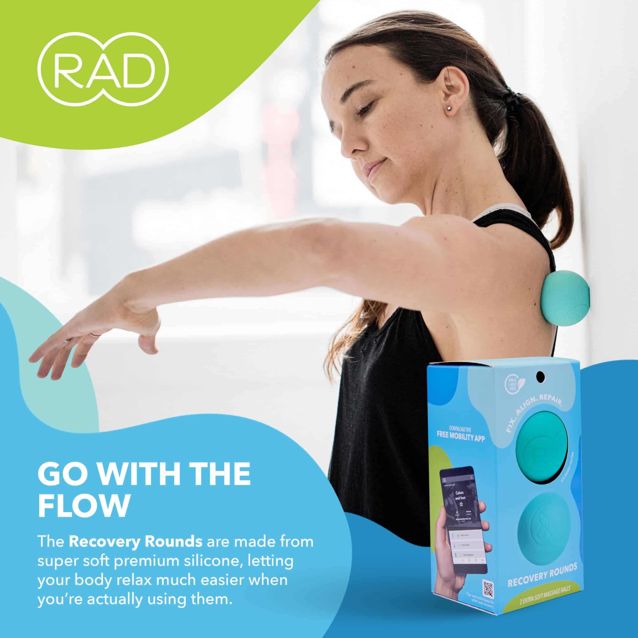 RAD Recovery Rounds - Juego de Pelotas de Masaje Profundo - Imagen 6