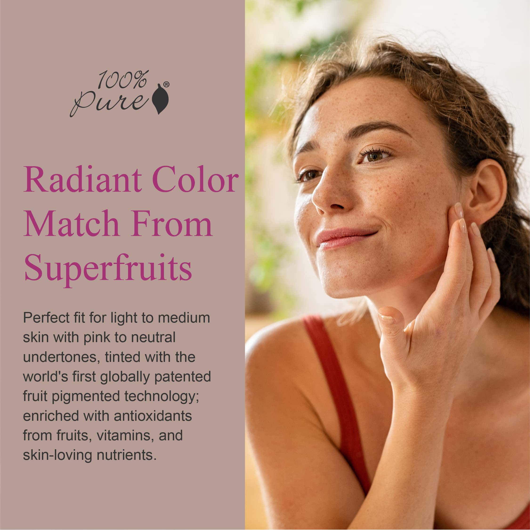 Base de maquillaje 100% PURE Healthy Full -Arena - Imagen 3