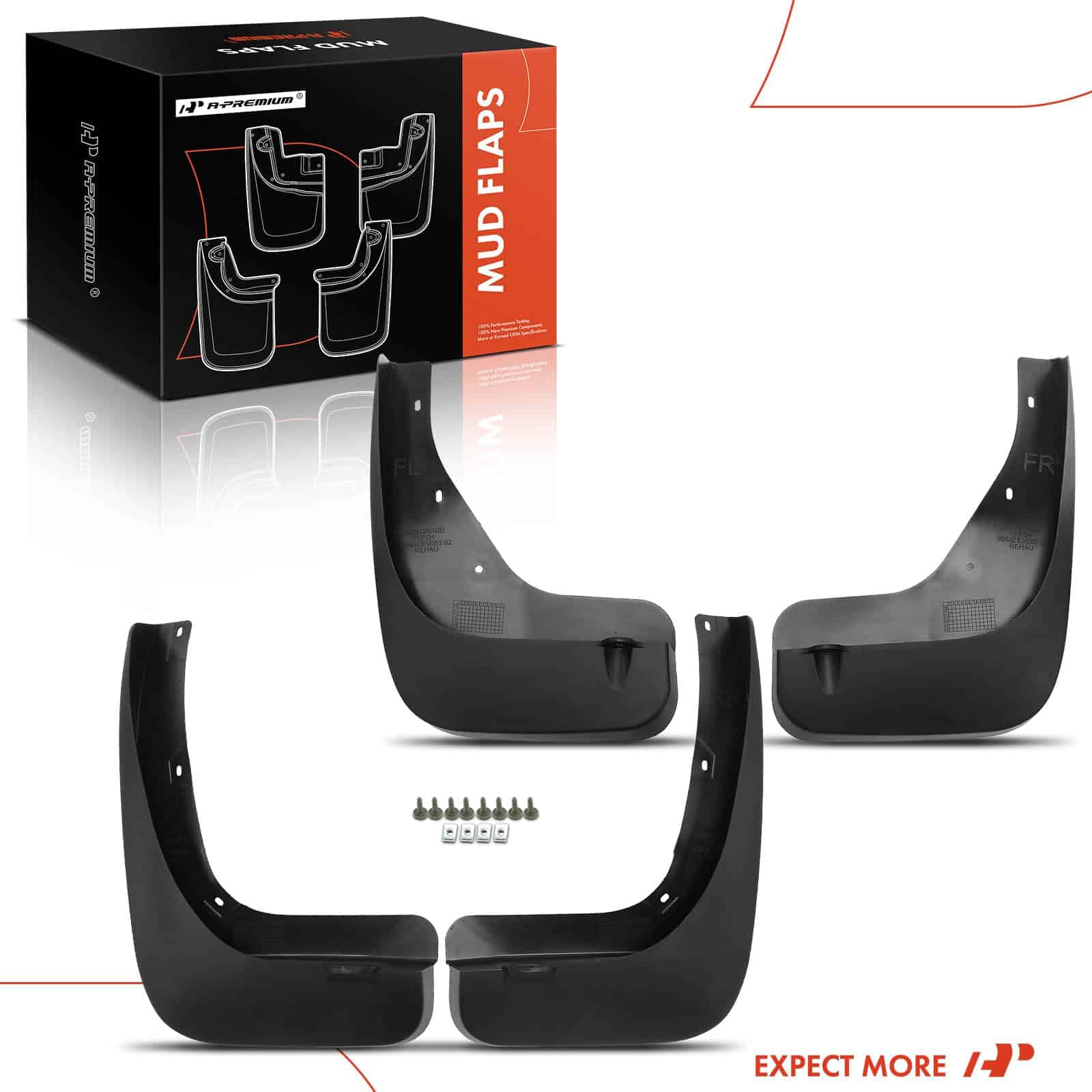 Conjunto de 4PCS de Aletas de Barro para Salpicaduras - Imagen 9