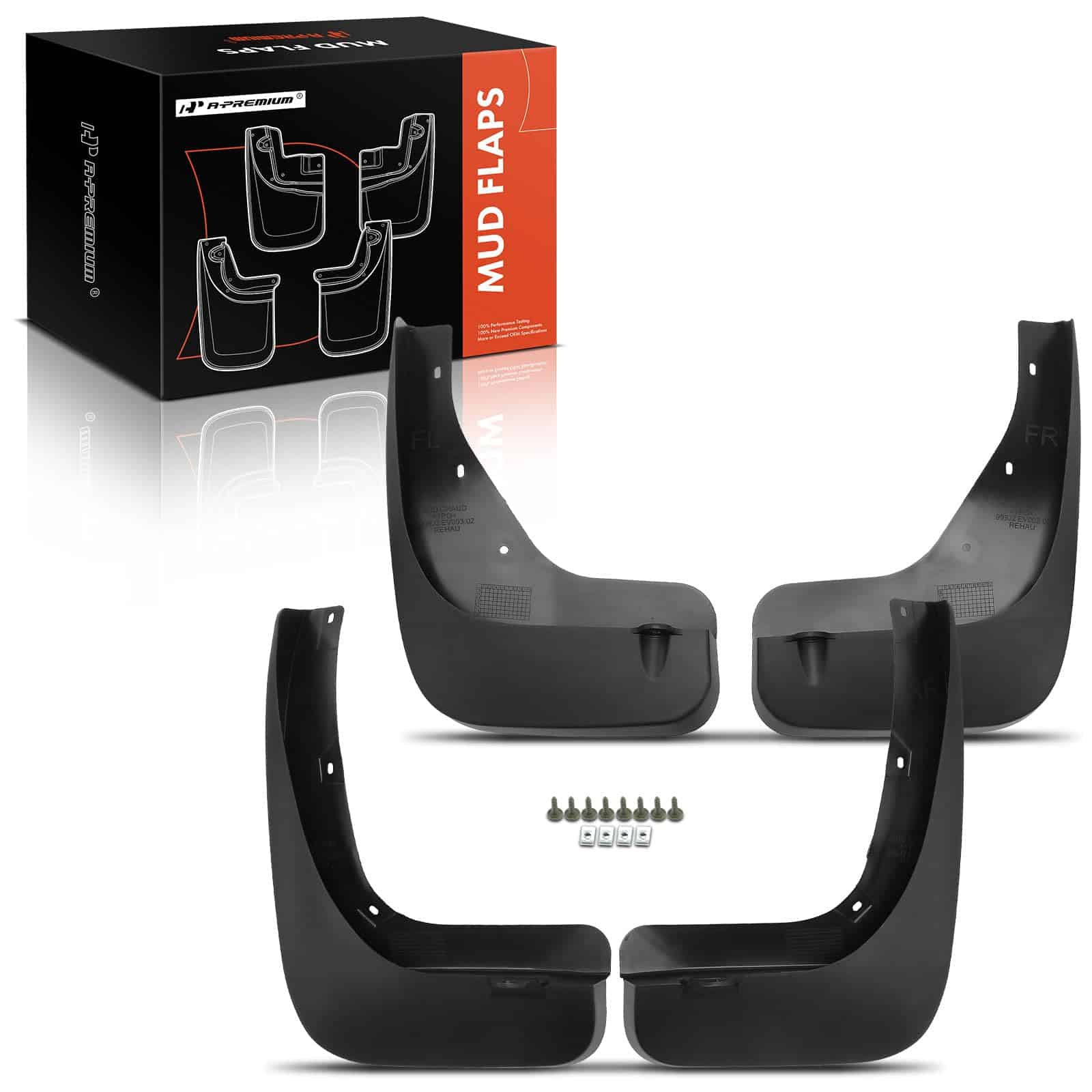 Conjunto de 4PCS de Aletas de Barro para Salpicaduras