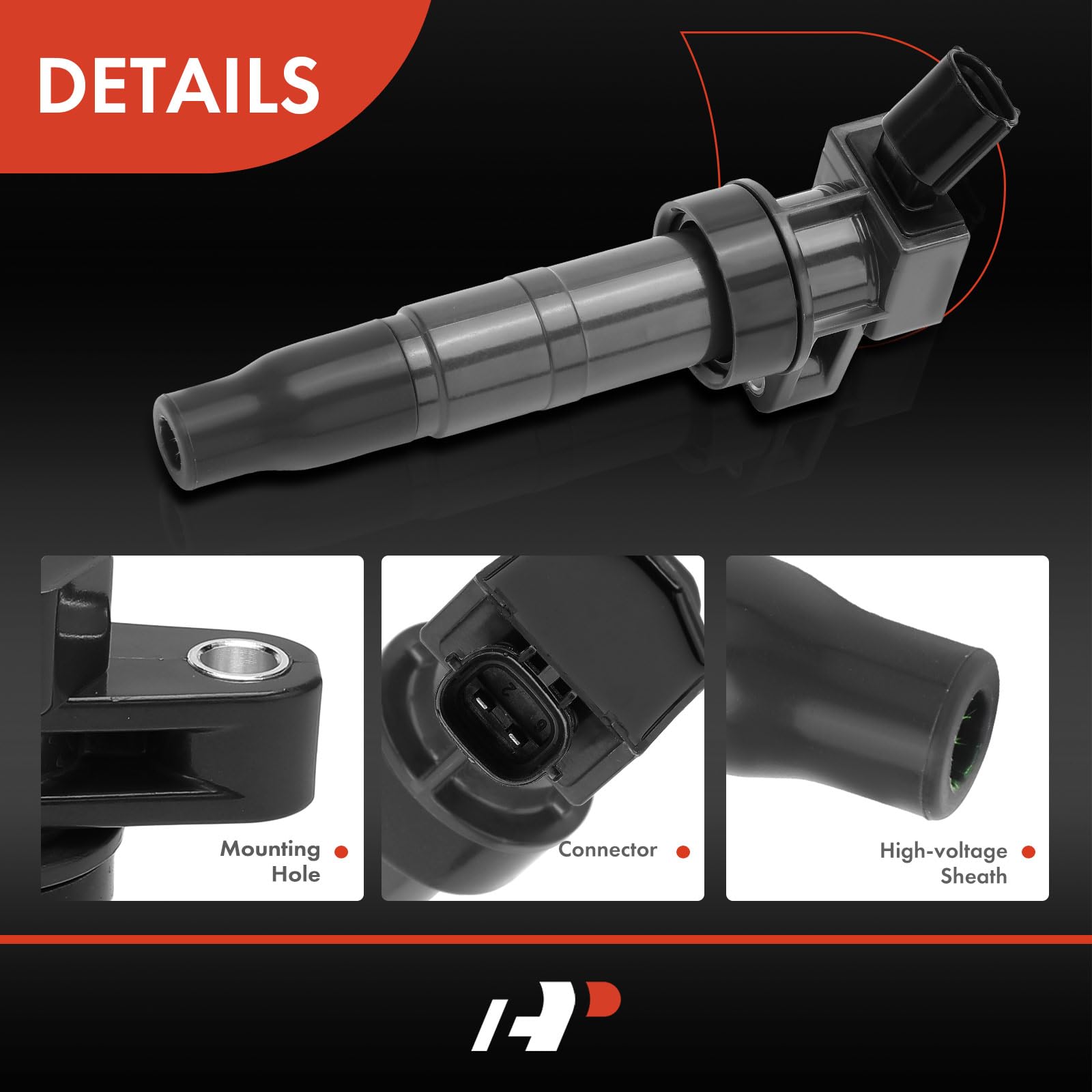 Conjunto de 4 Bobinas de Encendido A-Premium -ra UF-611 - Imagen 6