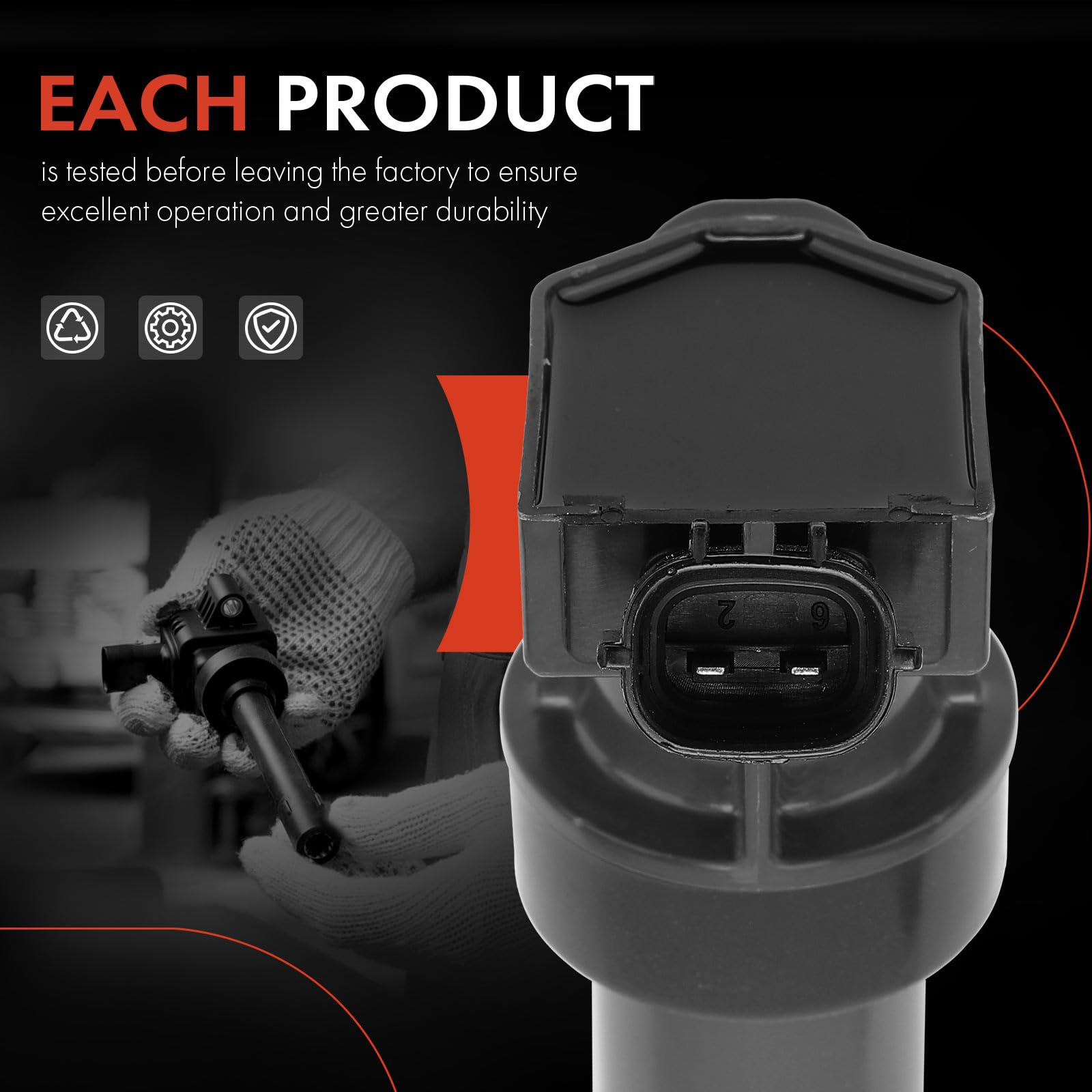 Conjunto de 4 Bobinas de Encendido A-Premium -ra UF-611 - Imagen 7