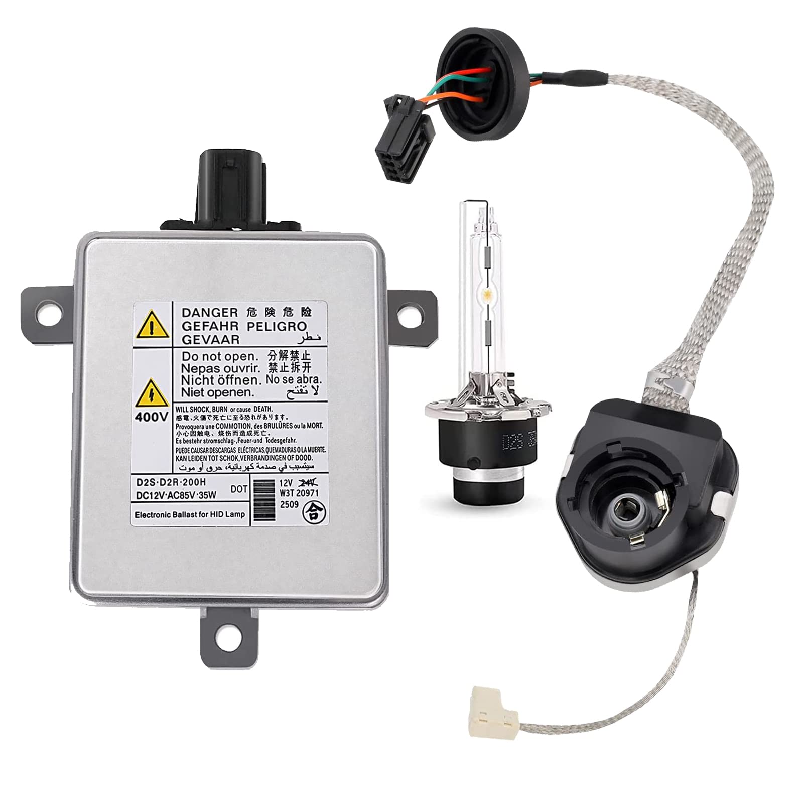 W3T19371 Xenon HID Headlight Ballast con Igniter & D2S Bulb