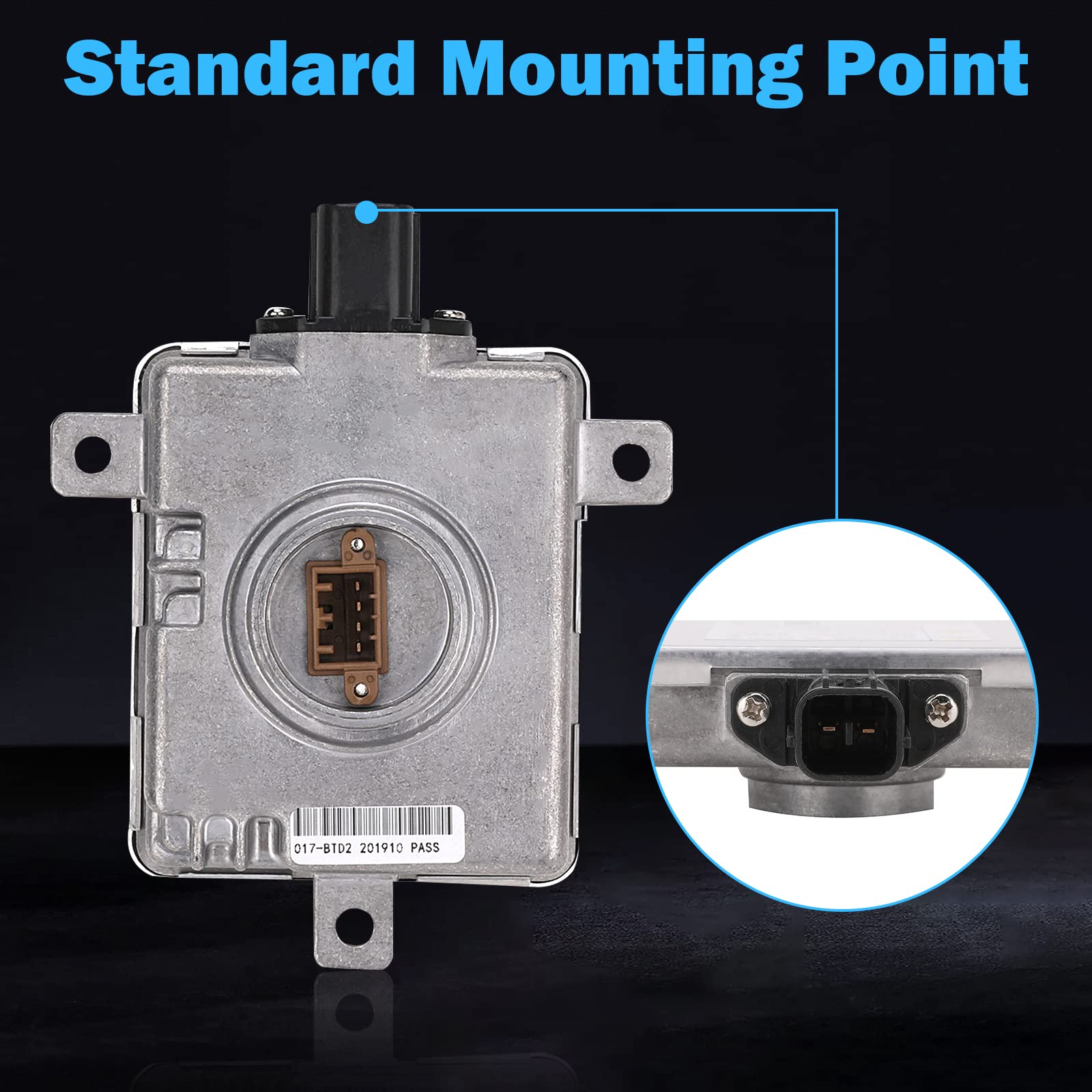 W3T19371 Xenon HID Headlight Ballast con Igniter & D2S Bulb - Imagen 4