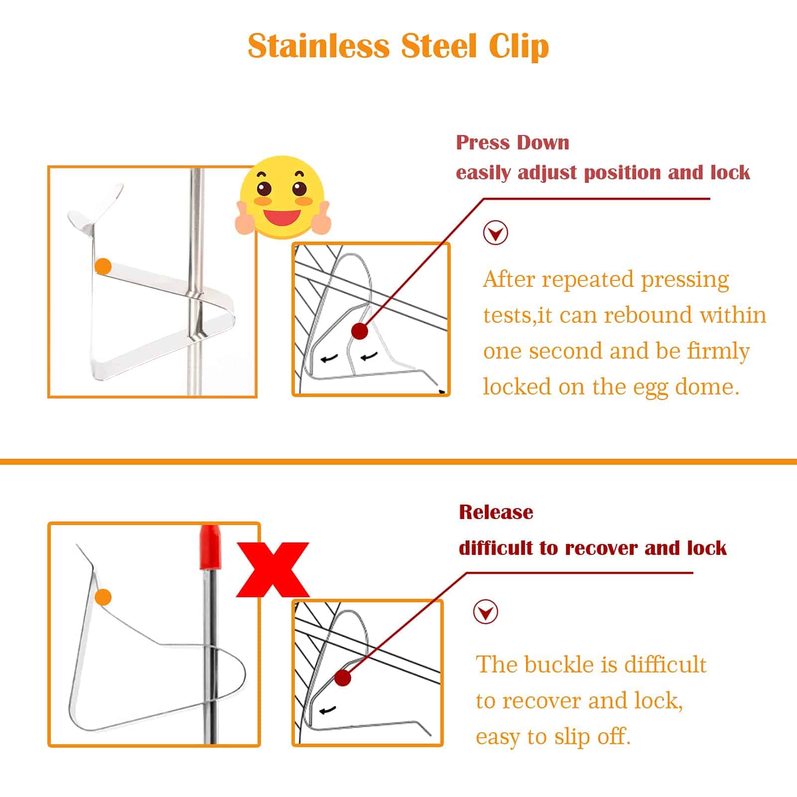 Termómetro de temperatura de parrilla para BBQ de 2" - Imagen 5