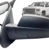 Espejo Exterior de Repuesto APA para Camioneta Pickup GM