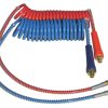JUEGO DE LÍNEA DE AIRE ENROLLADA ROJO Y AZUL PARA CAMIÓN Y