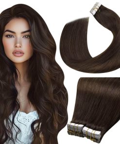 Extensiones de Cabello Tape en Cabello Humano LaaVoo Marrón