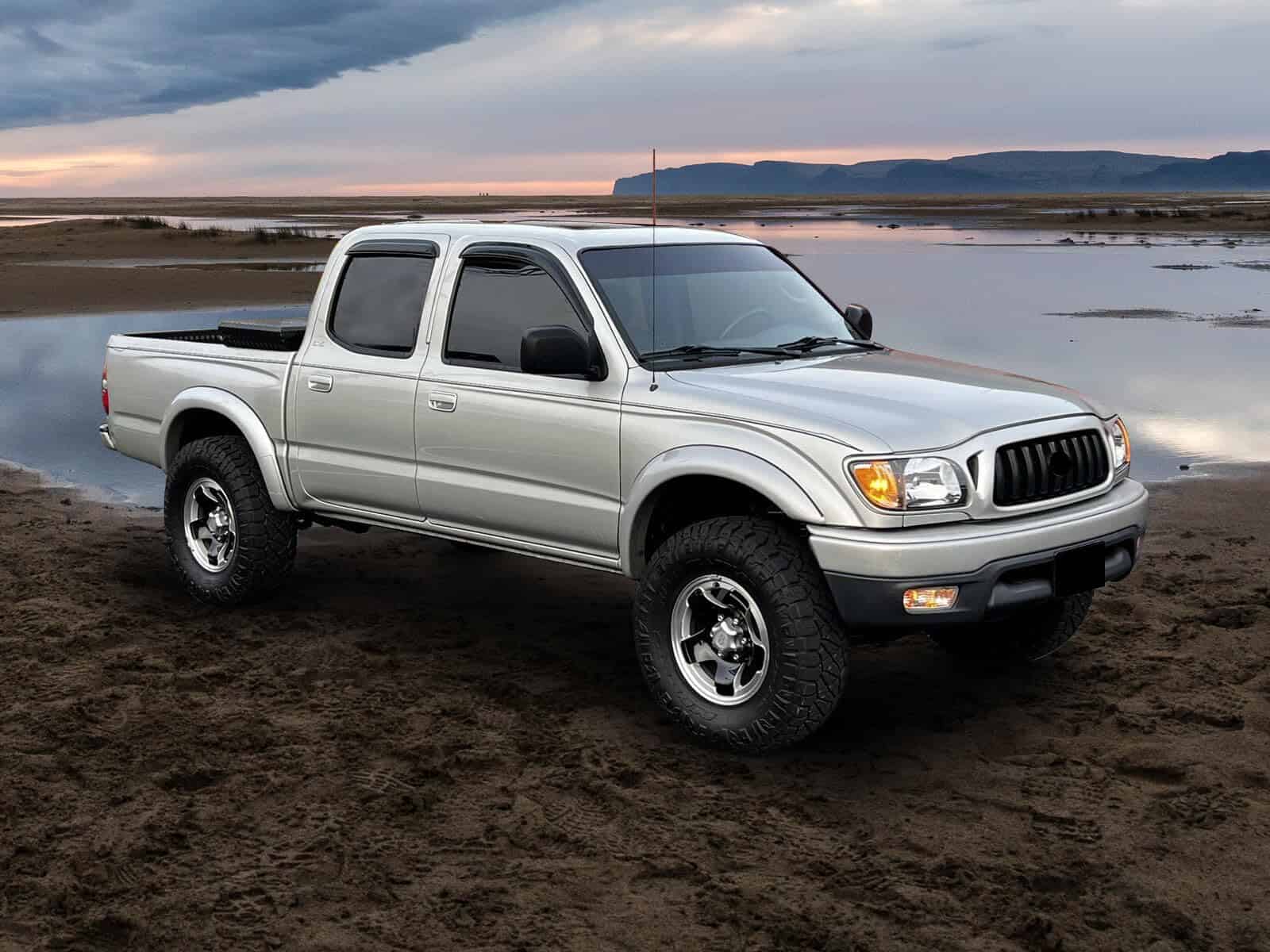 Visera de ventana compatible con Toyota Tacoma Crew Cab - Imagen 4