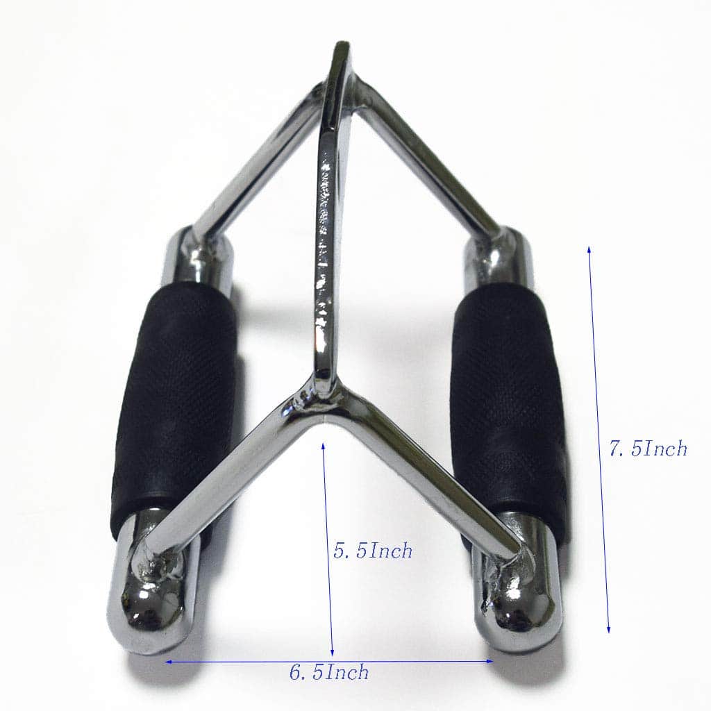 yuhqc Tirador de Lat, Mango Doble Deluxe para Entrenamiento - Imagen 6