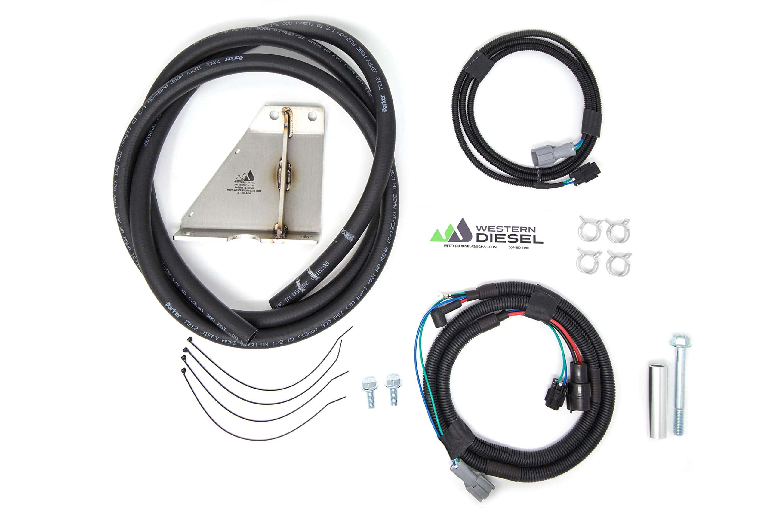 Kit de reubicación del filtro de combustible Duramax