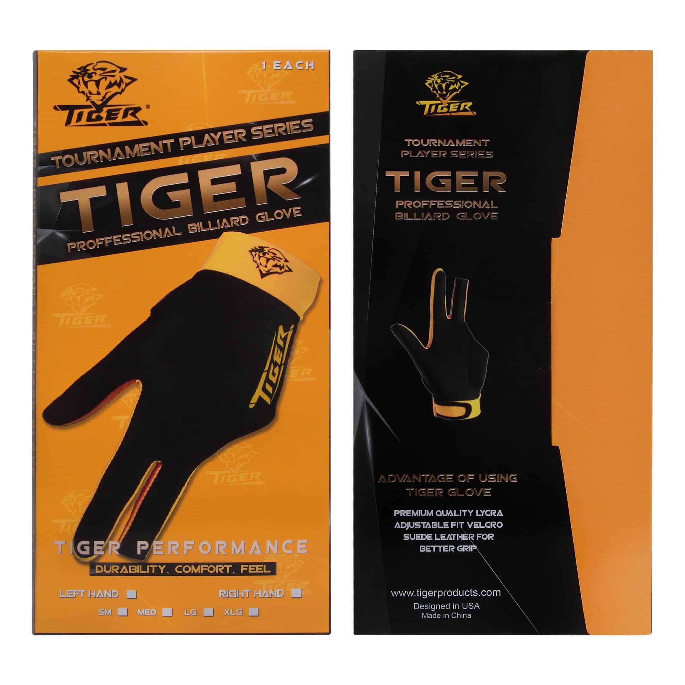 Guante de Billar TIGER - para Mano Izquierda (Talla X-Large) - Imagen 6