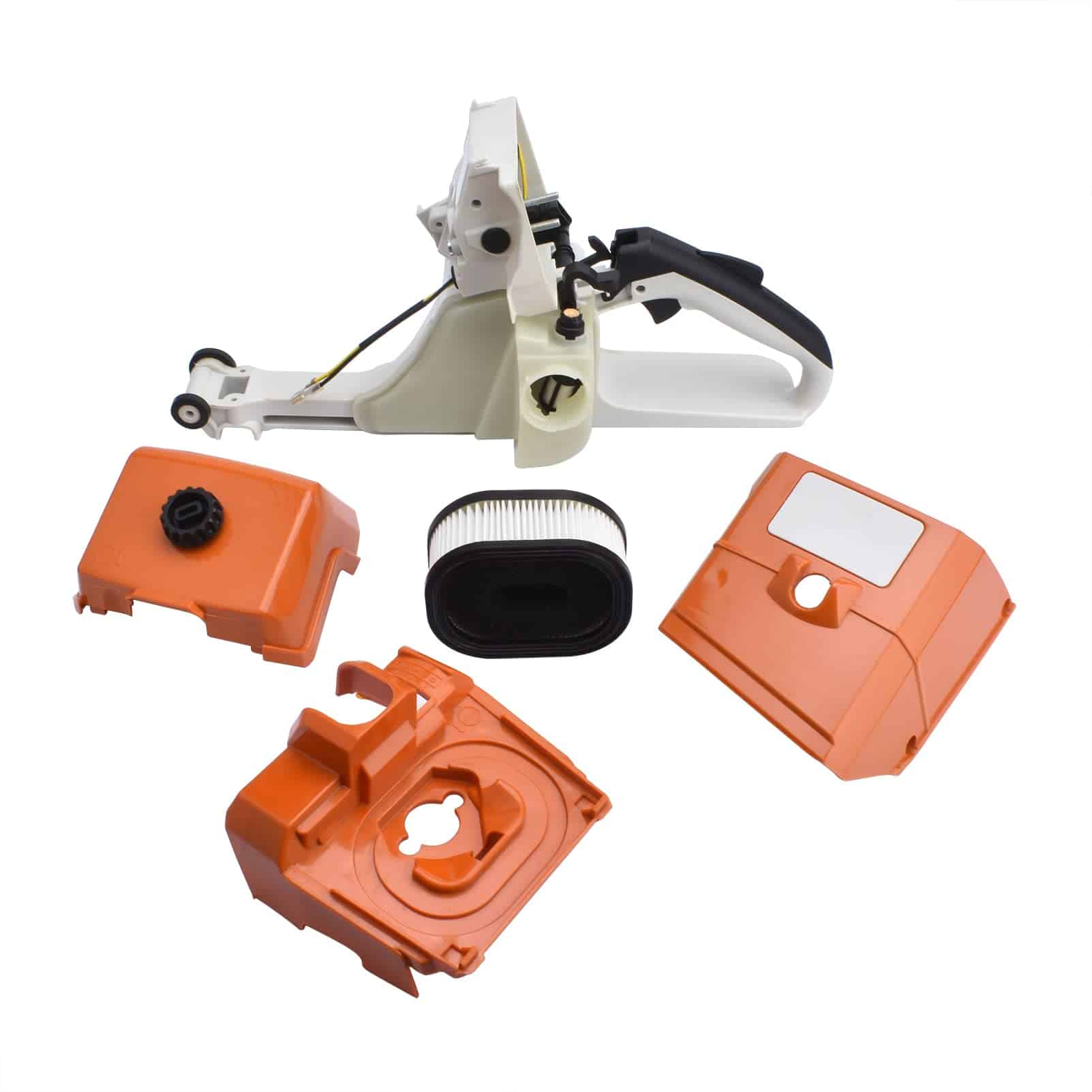 Tanque de Gasolina Trasero con Mango, Filtro de Aire y