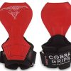 Guantes de Levantamiento de Pesas Modelo -Rojo de Goma