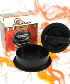 BBQ Dragon 3 en 1 Prensa de Hamburguesa - Molde